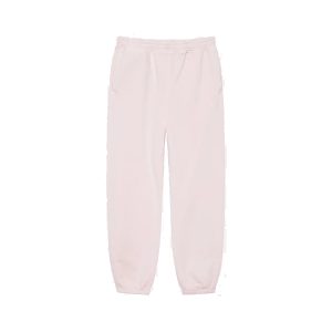 Pantaloni sportivi rosa con logo sovratinto