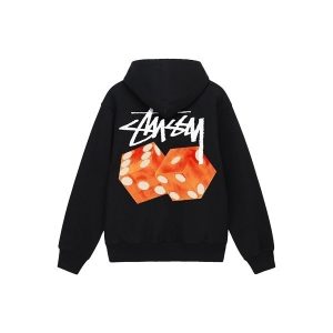 Felpa con cappuccio Stussy