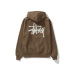 Felpa con cappuccio Stussy granata1