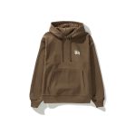 Felpa con cappuccio Stussy granata