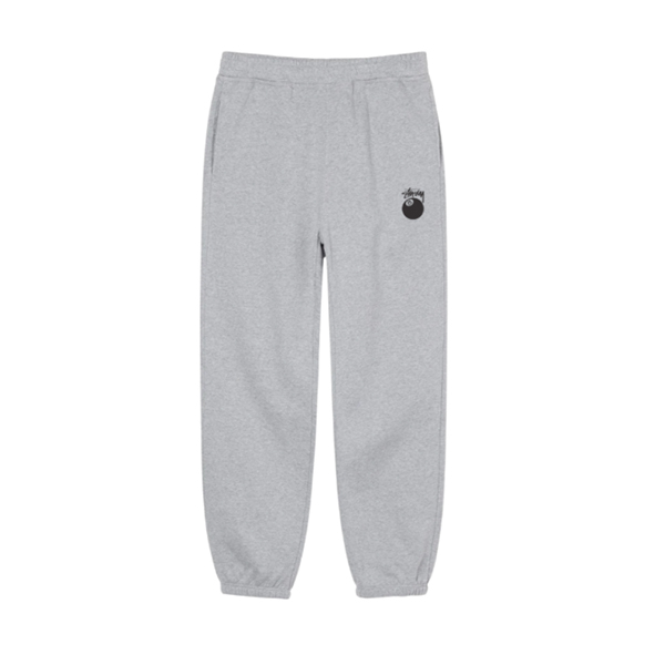 Pantaloni Stussy grigi 8 Ball Logo Pantaloni Stussy grigi 8 Ball Logo