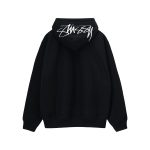 Felpa con cappuccio Stussy con applicazione posteriore