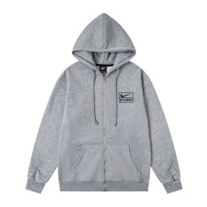 Felpa con cappuccio Stussy verde