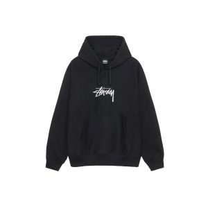 Felpa con cappuccio Stussy nera